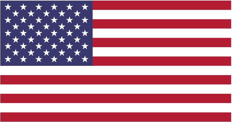 American Flag (11in x 6 1/4in)